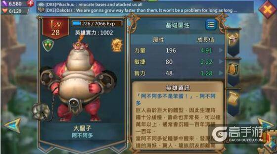 王国纪元大胖子攻略 王国纪元大胖子的技能