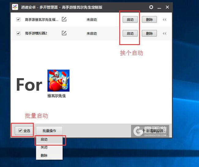启动维瓦尔先生模拟器