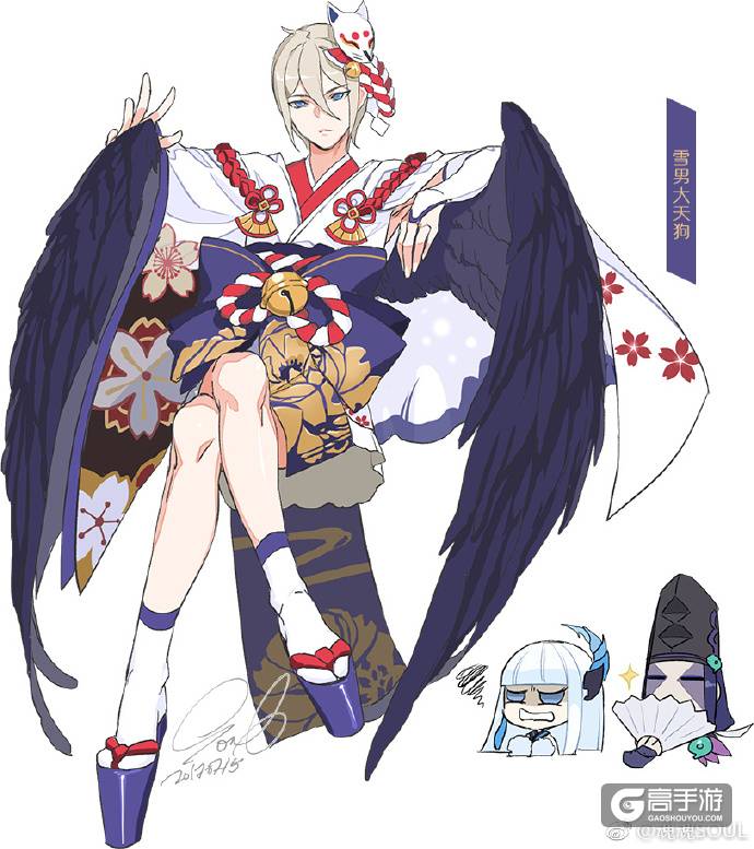 当阴阳师里的男性式神都开启女装play模式……