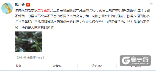 王者荣耀: 嗨氏被查封个人财产4970万元! 果然做人还是不能太做作