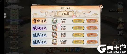 最强祖师锁妖塔380层怎么过