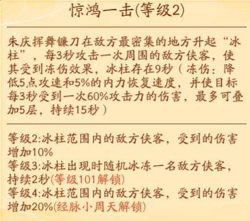 《锦绣江湖》玩家分享朱庆技能分析和阵容搭配推荐