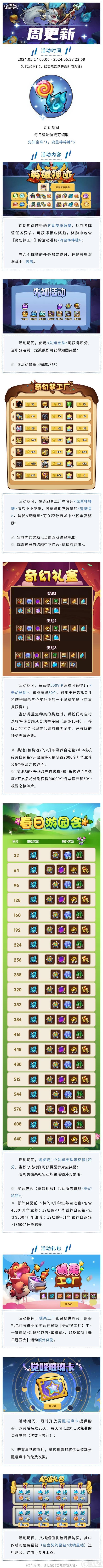 《放置奇兵》2024年5月16日更新公告