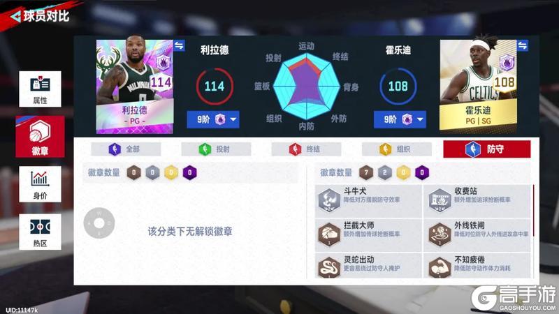 《NBA巅峰对决九游版》金卡球员推荐排行榜