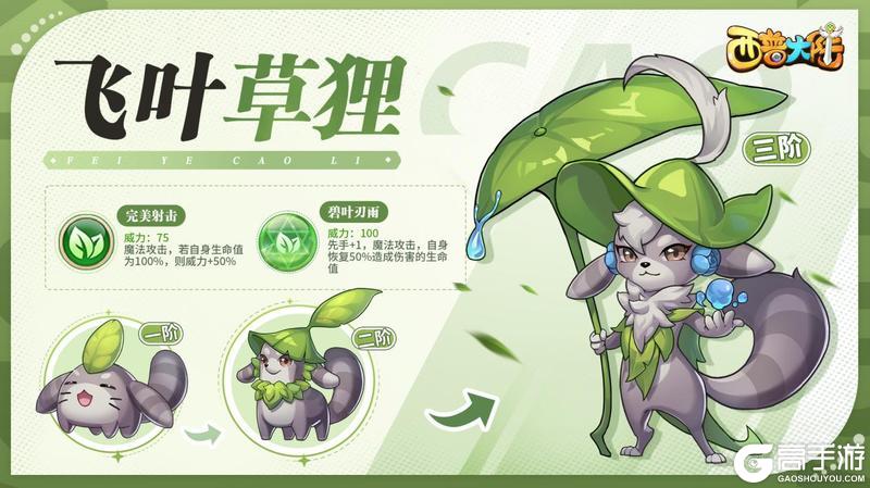 《西普大陆》精灵百科·飞叶草狸&魔焰古多