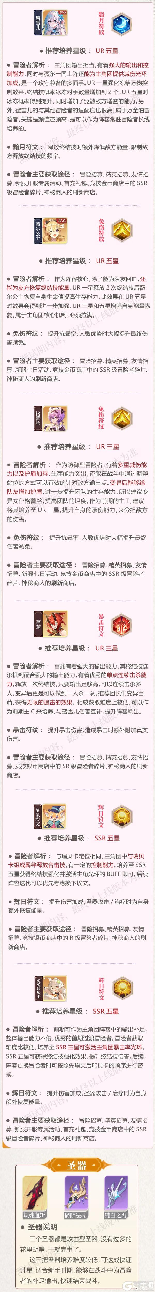 《命运圣契》永久C位——百媚女王·蜜雪儿技能&阵容搭配公开