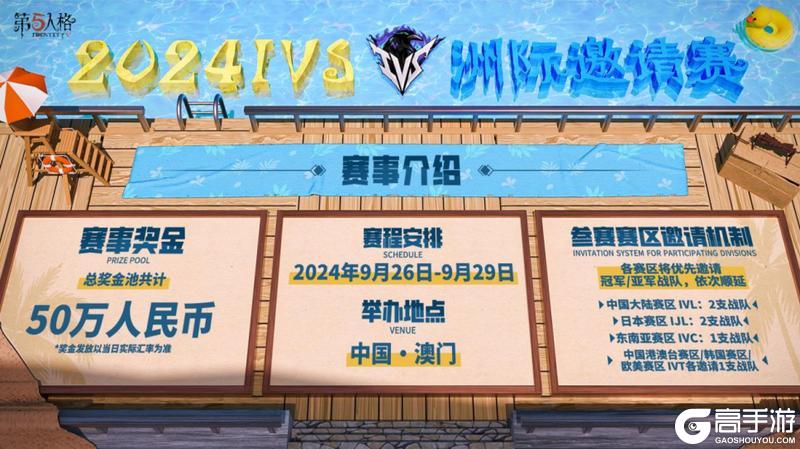 《第五人格》2024IVS洲际邀请赛即将开幕！