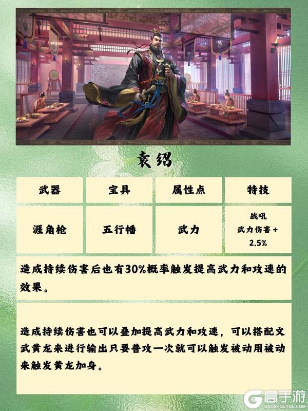 《三国群英传：鸿鹄霸业》群雄装备解析！