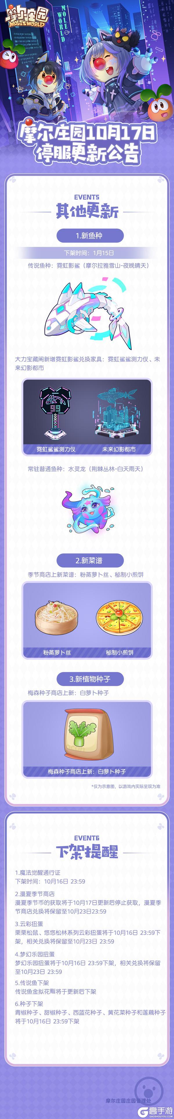 《摩尔庄园》10月17日更新公告