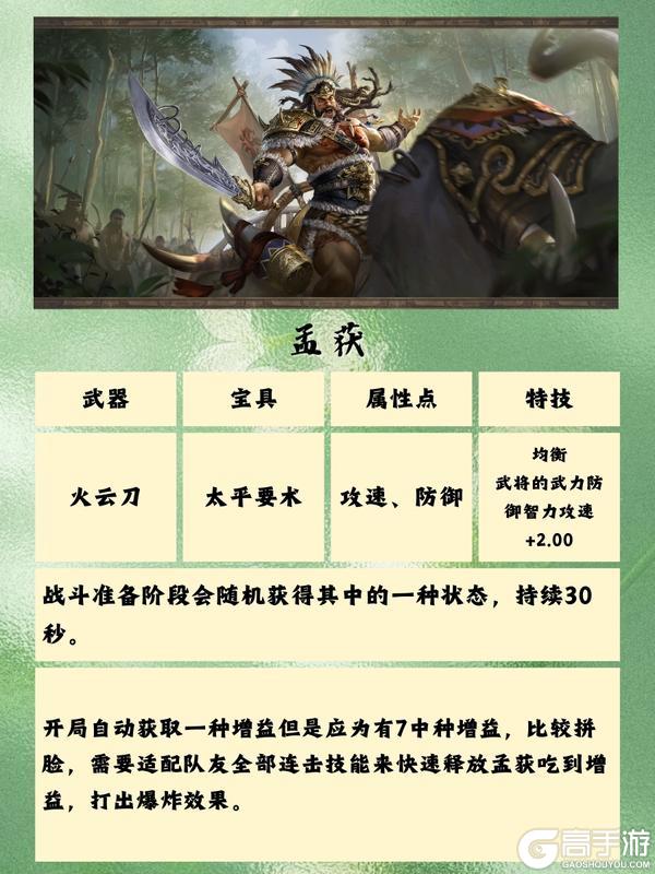 《三国群英传：鸿鹄霸业》群雄装备解析！