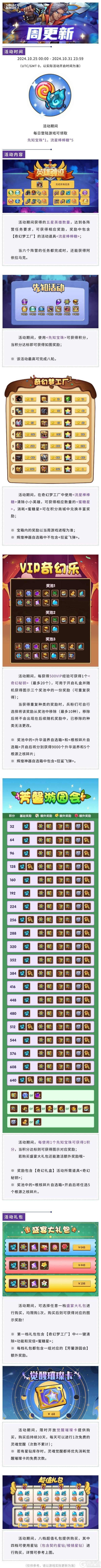 《放置奇兵》2024年10月24日更新公告