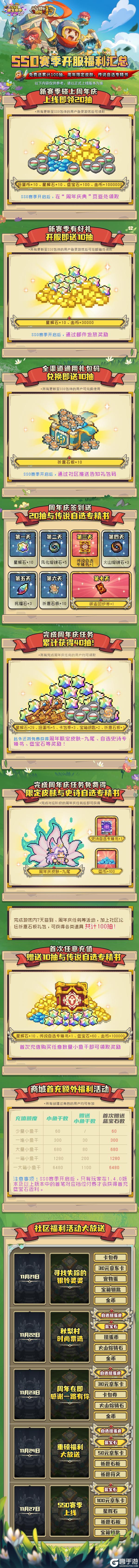 【11.27新赛季】一周年快乐！感谢一路有你相伴