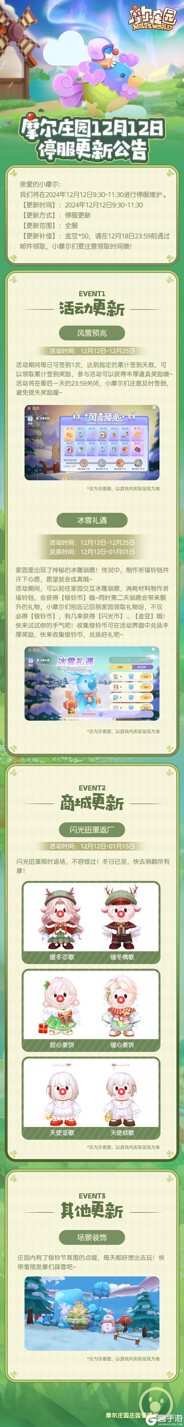 《摩尔庄园》12月12日更新公告