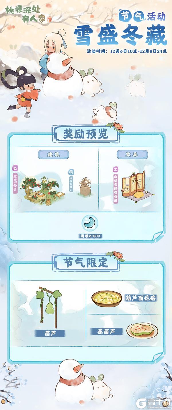 「雪盛冬藏」——大雪节气活动预告
