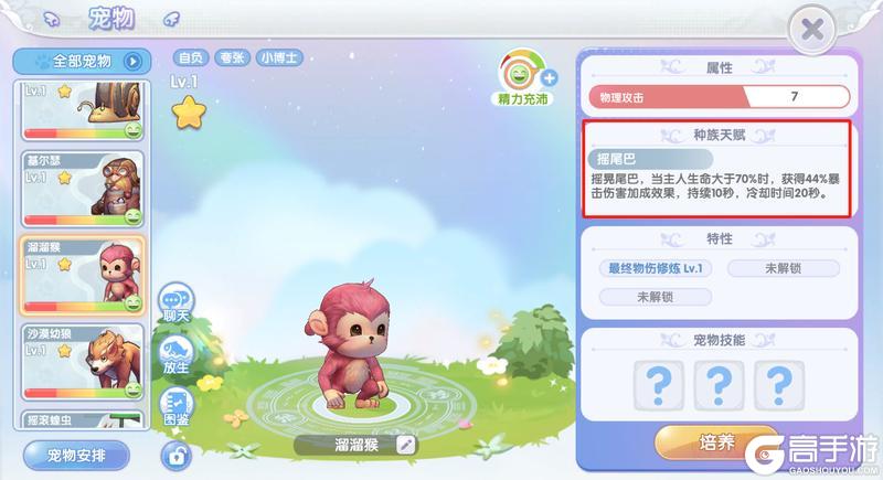 冒险者指南 | 宠物速递：技能全面培养，打造你的专属宠物！