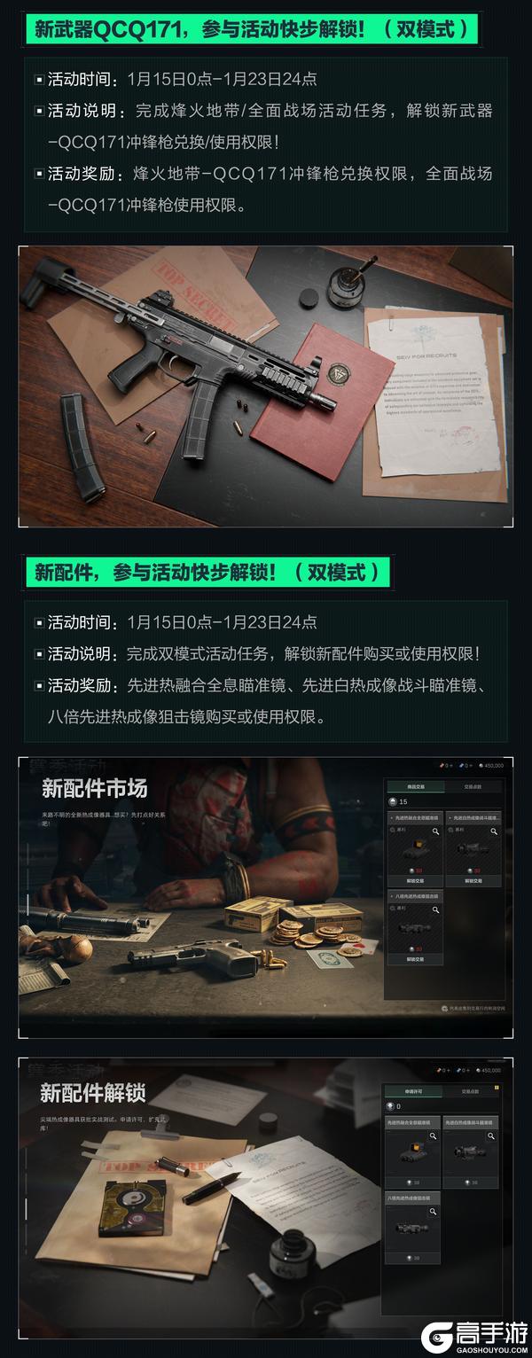 1月15日更新公告丨新赛季“焰火”即将开启!