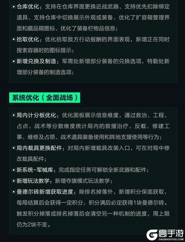 1月15日更新公告丨新赛季“焰火”即将开启!