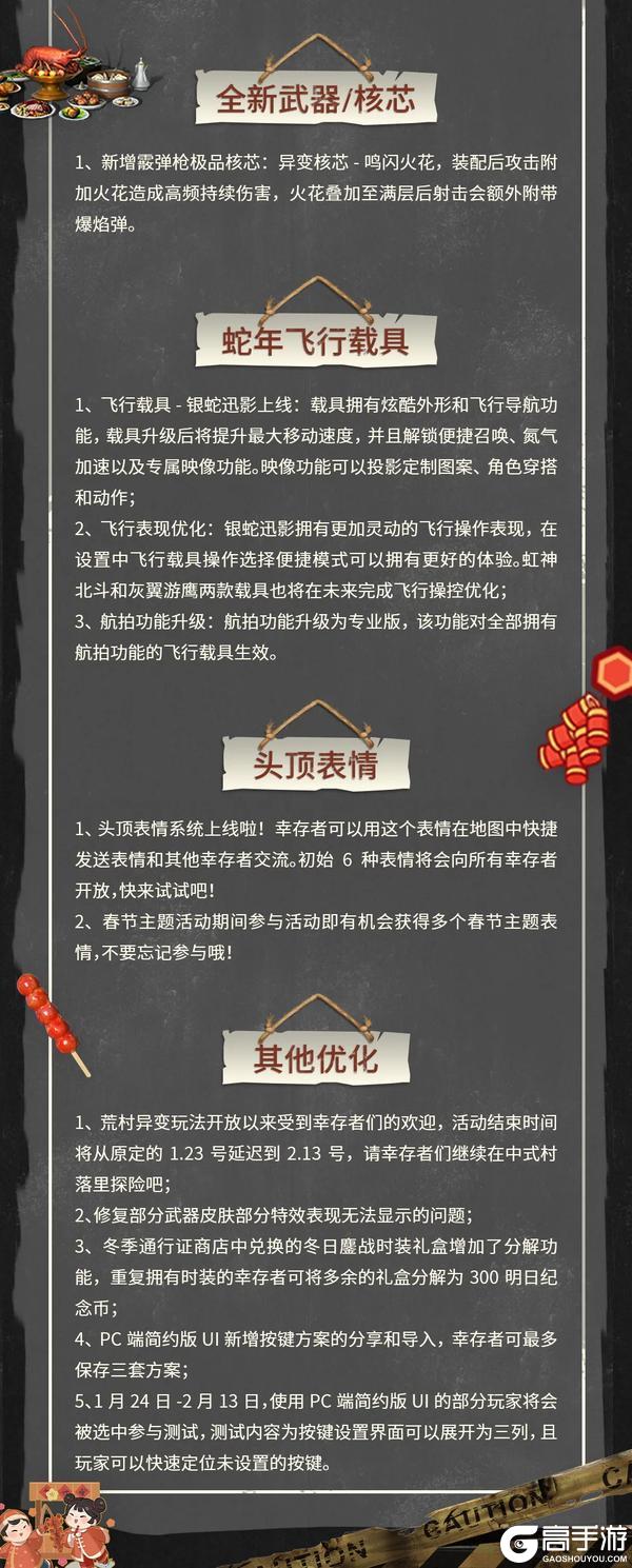 《明日之后》更新公告 | 新春集市畅享活动福利