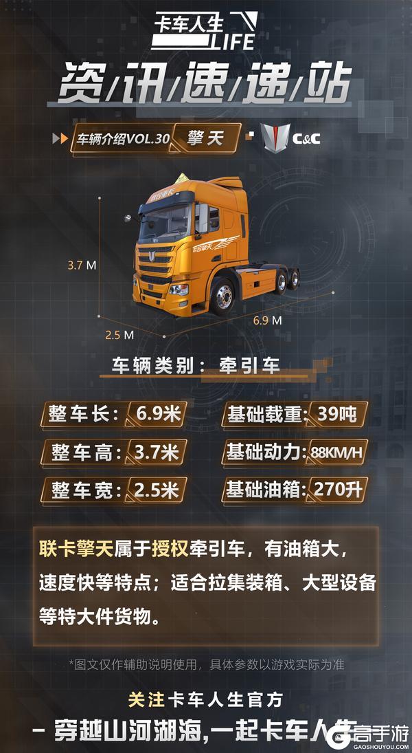 《卡车人生》资讯速递站：擎世而来全新授权车「联卡擎天」来袭