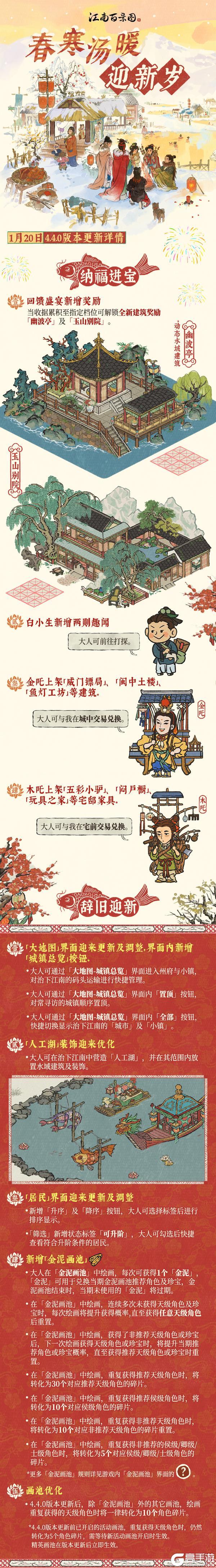 版更详情⭐江南百景图4.4.0版本贺春开启