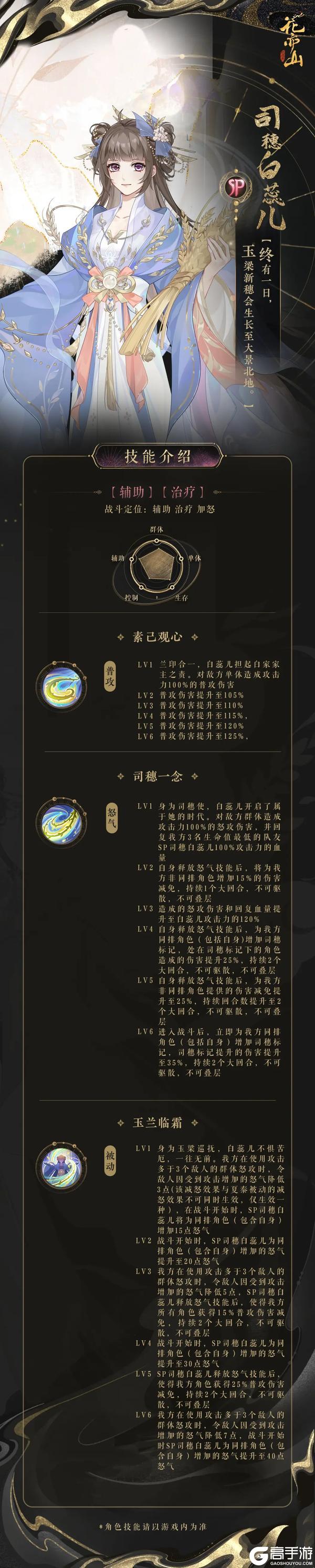 兰心司穗丨新名士信息公开：SP司穗白蕊儿