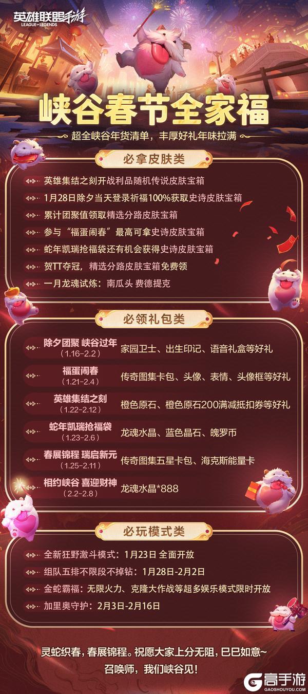 财神到峡谷，上线领好礼！这波操作玩起来怎么热热的？