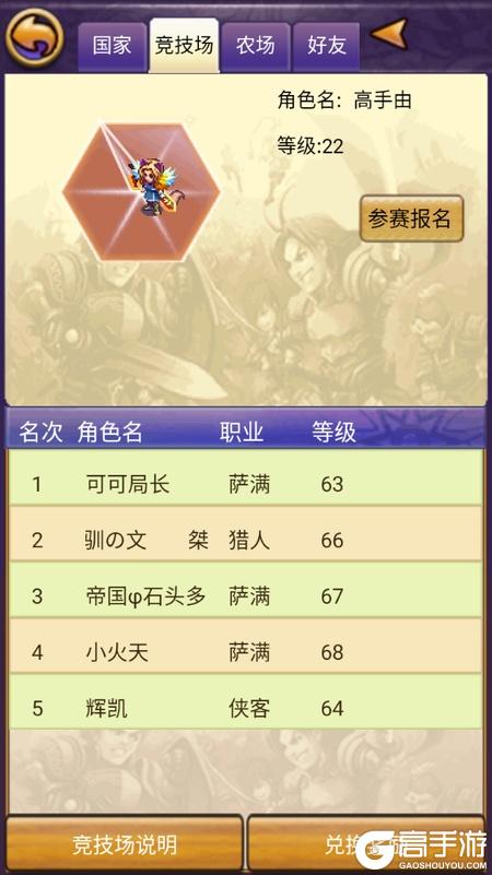 帝国王者归来最新版--游戏玩法--竞技场玩法