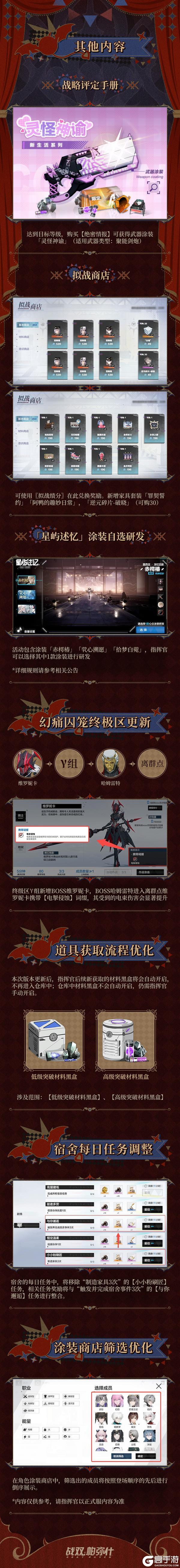 ♢逐生复始版本一览♢