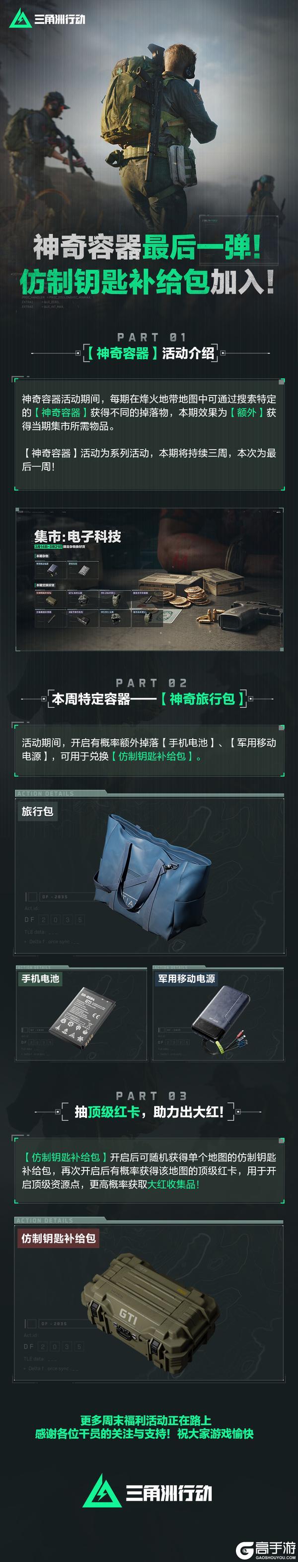 神奇容器最后一弹！仿制钥匙补给包加入！