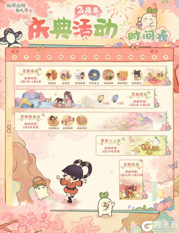 贴心萝萝上线！周年庆活动日历来萝