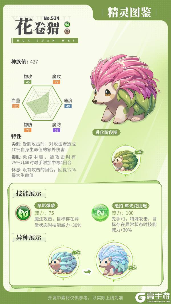 《西普大陆》精灵百科|翡翠圣龙&暗影狼王（强化版）&花卷猬