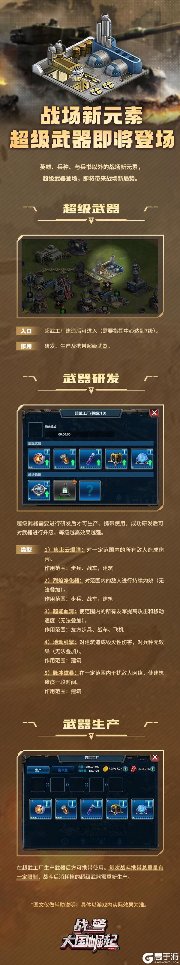 新版本爆料|超级武器即将上线