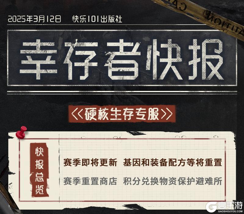 《明日之后》共创特别季3月12日更新公告