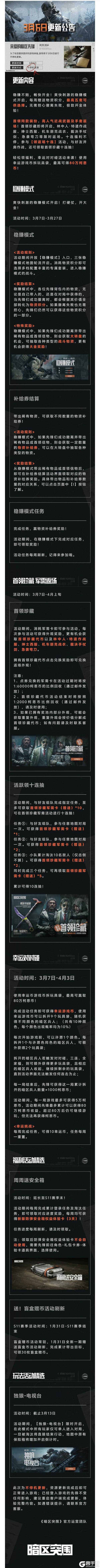 更新公告丨稳赚模式开启，首领珍藏返场送十连抽！