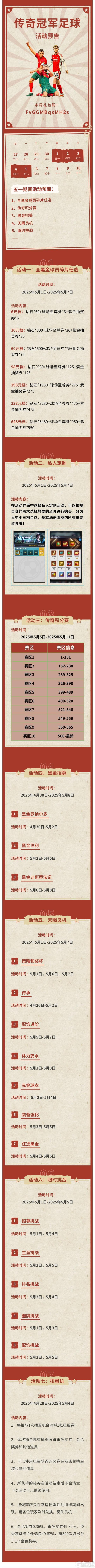 《传奇冠军足球》五一期间全黑金球员碎片自选上线