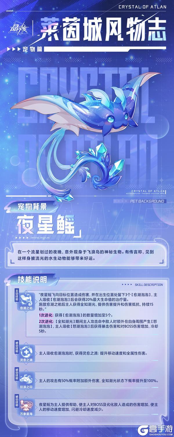 莱茵城风物志丨全新宠物「夜星鳐」技能爆料！