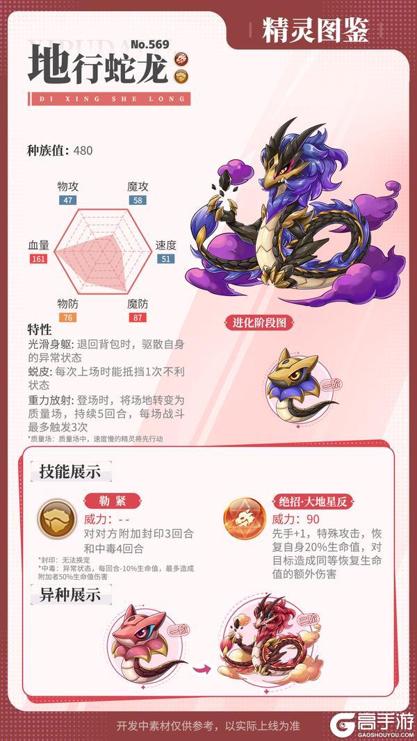 精灵百科|地行蛇龙&天飓龙&阴冥鬼龙