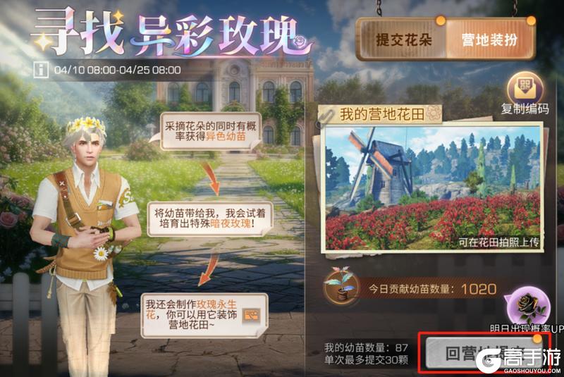 《明日之后》异色玫瑰保姆级攻略手把手教学兑换