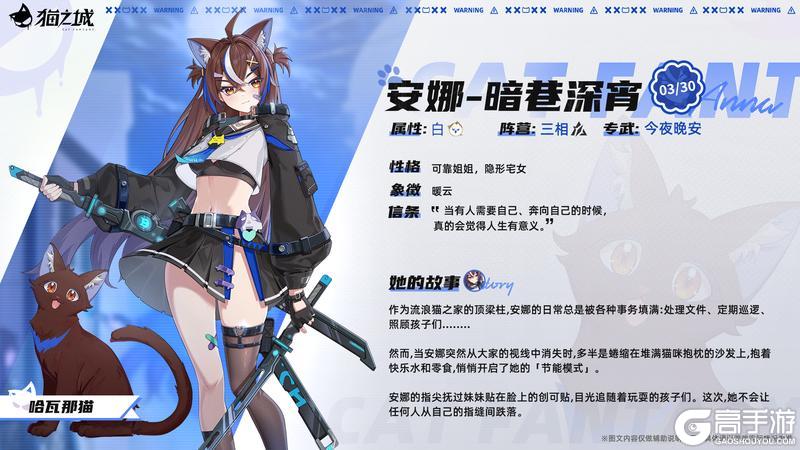 哈瓦那猫:安娜-暗巷深宵即将登场!