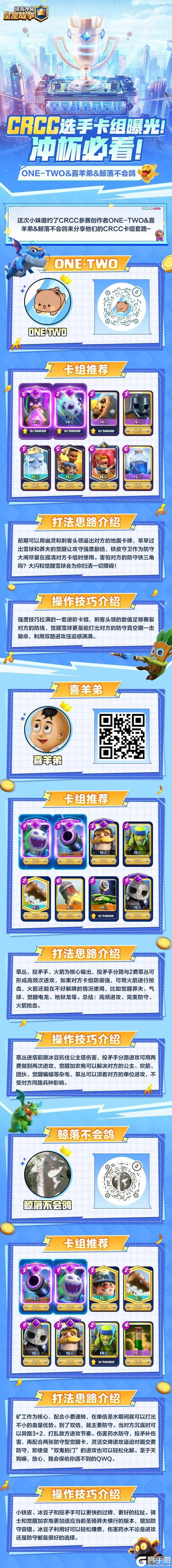 谁是C位：CRCC选手卡组曝光！冲杯必看