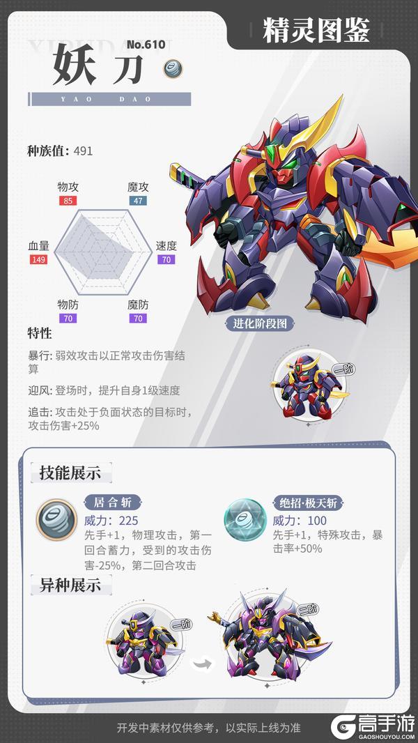 精灵百科|妖刀&血影蝠&迪蒙格斯