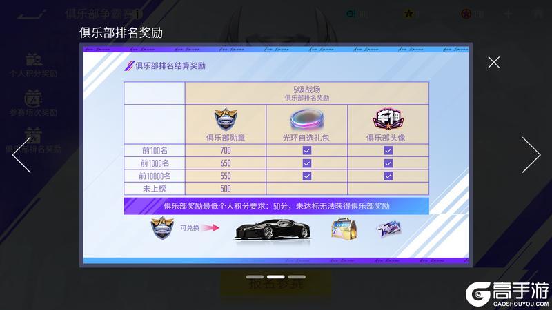 《王牌竞速》首届俱乐部争霸赛 拿下！