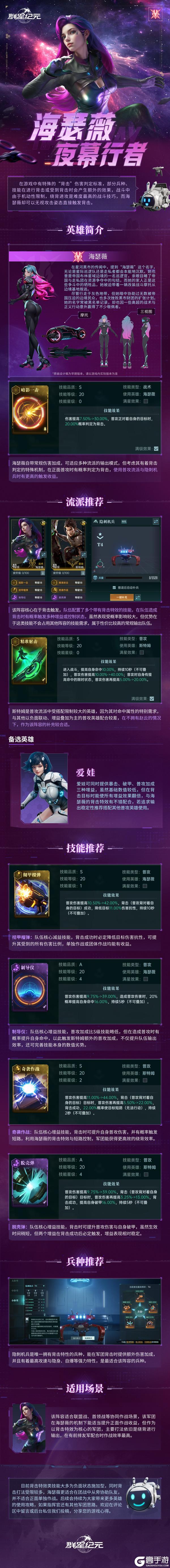 英雄攻略丨海瑟薇·夜幕行者,可无视攻击姿态直接触发背击!