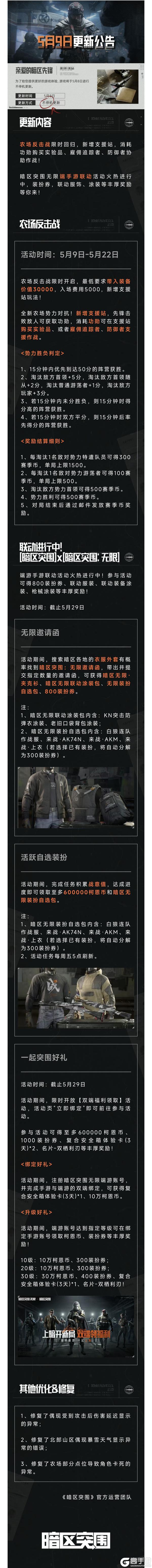 【更新公告】农场反击战限时回归！端手游联动活动火热进行中！