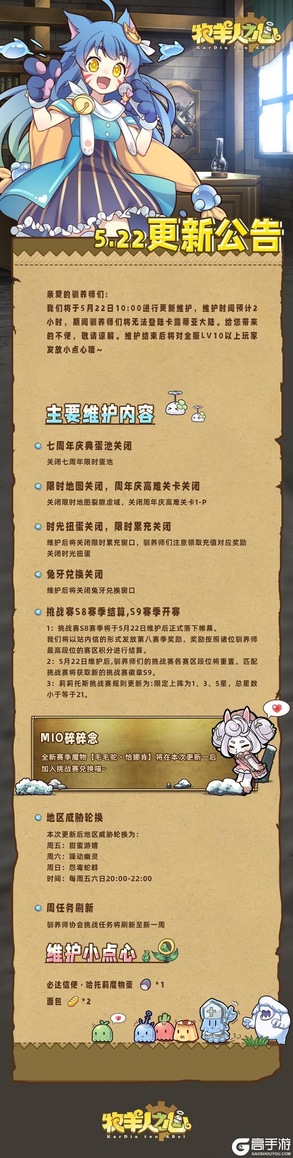 5月22日更新公告