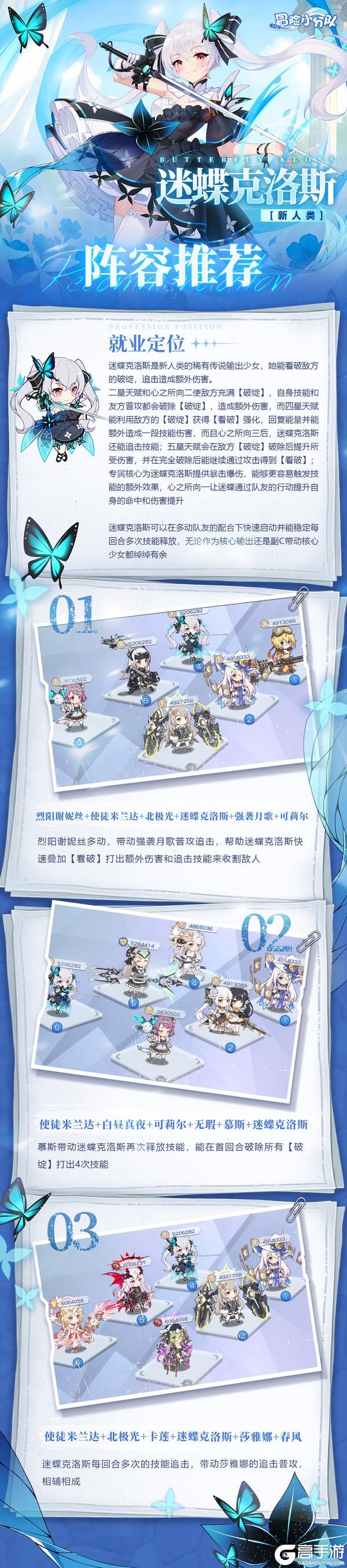 【少女初见&羁绊之礼】迷蝶克洛斯-阵容推荐