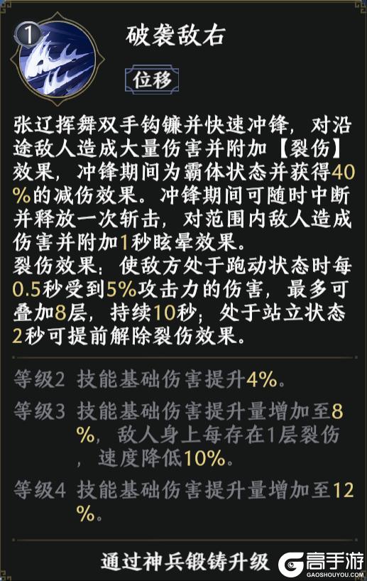 【武将焕新】三军齐解甲，一箭定军心！金将张辽技能迭代震撼来袭