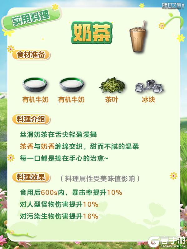 《明日之后》高属性超适配新版本的6大料理菜谱