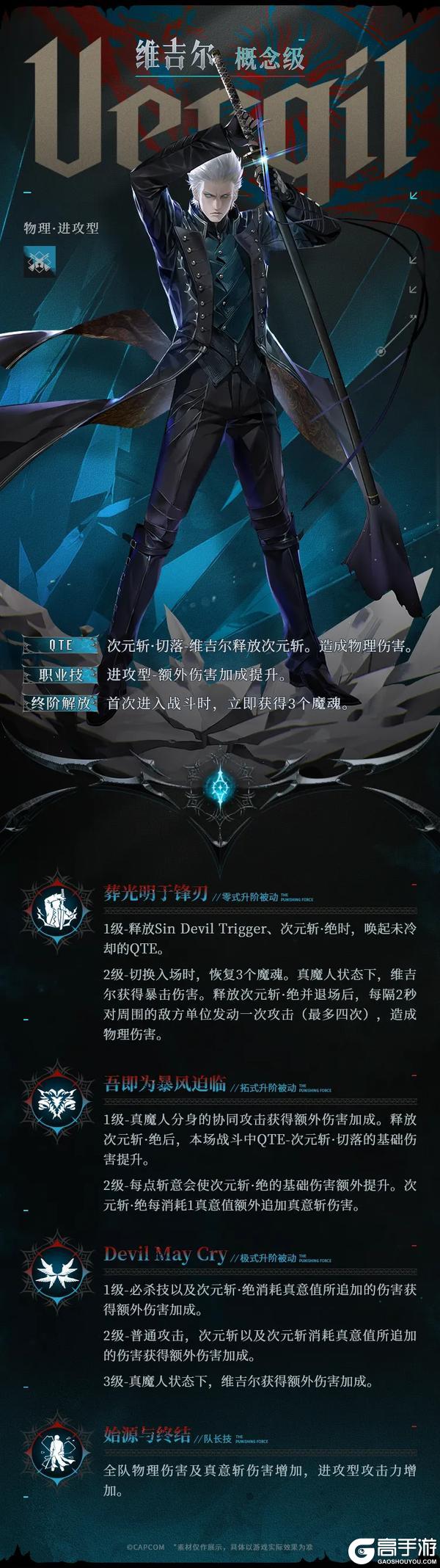 【维吉尔】战斗技能情报公开!