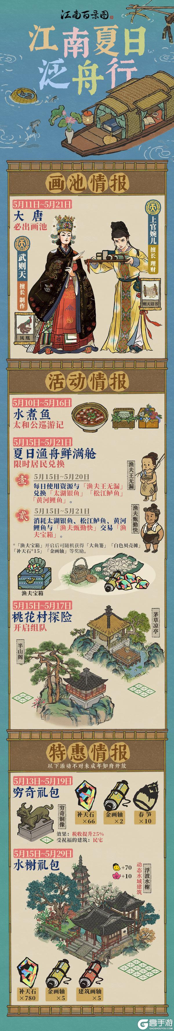 【活动预告】江南夏日泛舟行！全新活动日程现已开启！